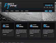 Tablet Screenshot of footytippin.com